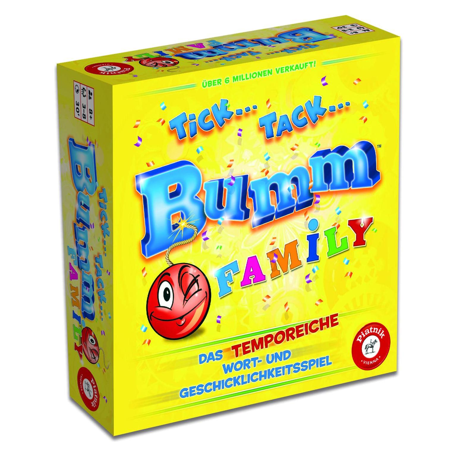 Piatnik Tick Tack Bumm Family (Deutsch, 3 - 8 Spieler) (605376)