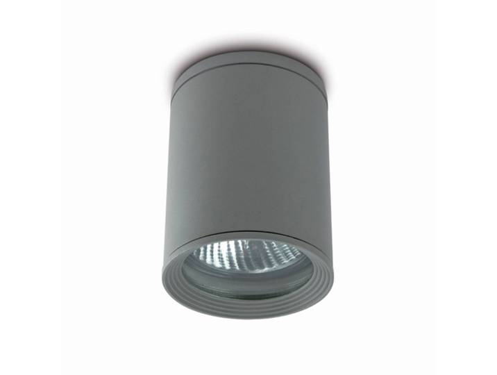 FARO BARCELONA Hochwertige Außendeckenleuchte Tasa TASA, dimmbar, alu / grau / zink, Aluminium, Modern