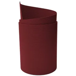 zaun|zu® Sichtschutzstreifen Rille Maxi Einzelstreifen Sichtschutz 24cm hoch Bordeauxrot 2,05m