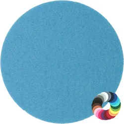 BIASTO - Premium Filz Untersetzer - rund 10cm - Farbe: hellblau (HF006). Design Glas-Untersetzer für Getränke, Tisch, Bar, Tasse, Vase