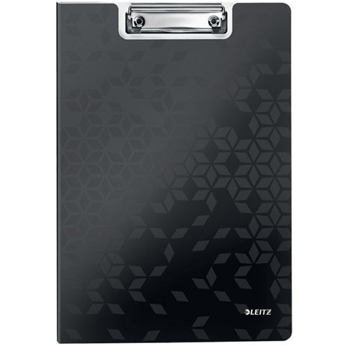 LEITZ Klemmbrettmappe WOW 4199 DIN A4 schwarz Kunststoff