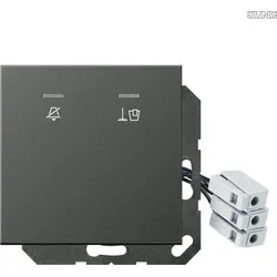 Jung Hotelabdeckung mit LED-Einheit 230V AL CU KO5 M 230 AN