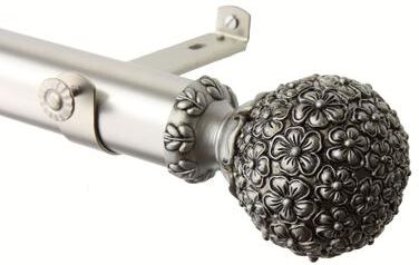 InStyleDesign Eden 1.5 inch Adjustable Curtain Rod