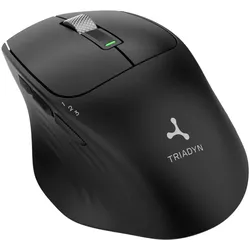 Neue Drahtlose Büromaus Triadyn GANYMEDE PRO Bluetooth 2.4 GHz 1600 DPI Schwarz