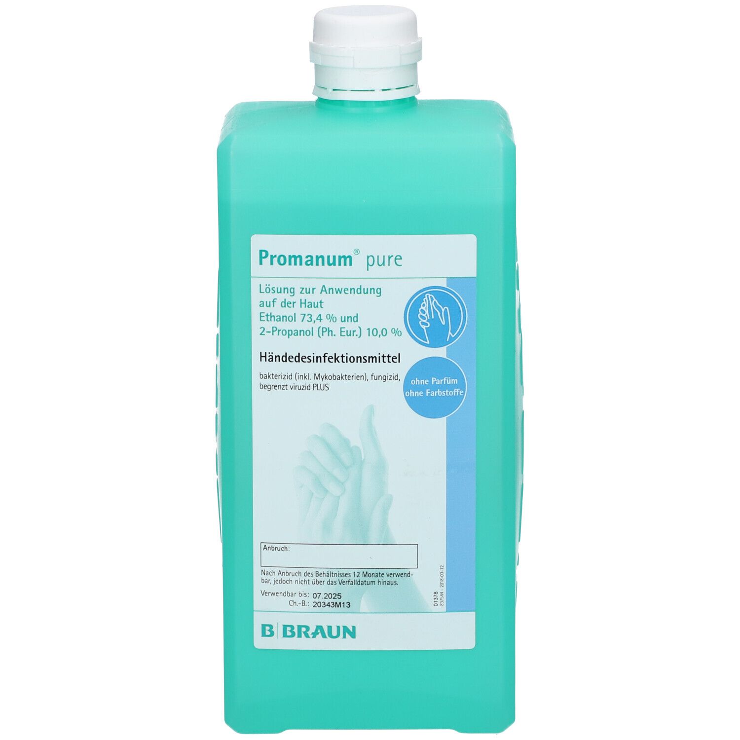 Promanum pure Händedesinfektion 1000 ml Lösung