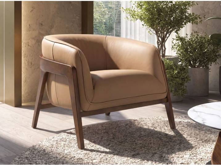 Fauteuil en cuir