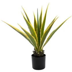 Kunstpflanze Agave 90 cm Kunststoff Grün M (Medium)
