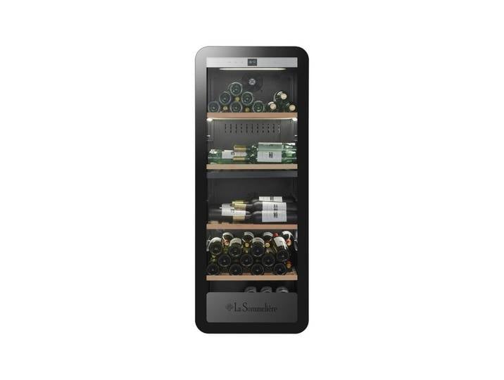 La Sommelière Weinkühlschrank APOGEE145DZN, für 143 Standardflaschen á 0,75l,2 Zonen, Aktivkohlefilter, LED-Beleuchtung, SMART
