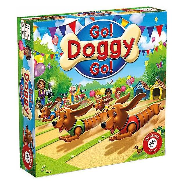 Piatnik Go Doggy Go (Deutsch, Französisch, Polnisch, Russisch, Slowakisch, Tschechisch, 2 - 4 Spieler) (PIA07237)