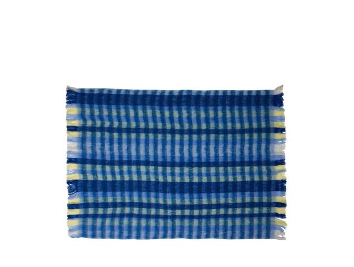 Hübsch Loom Plaid Bleu