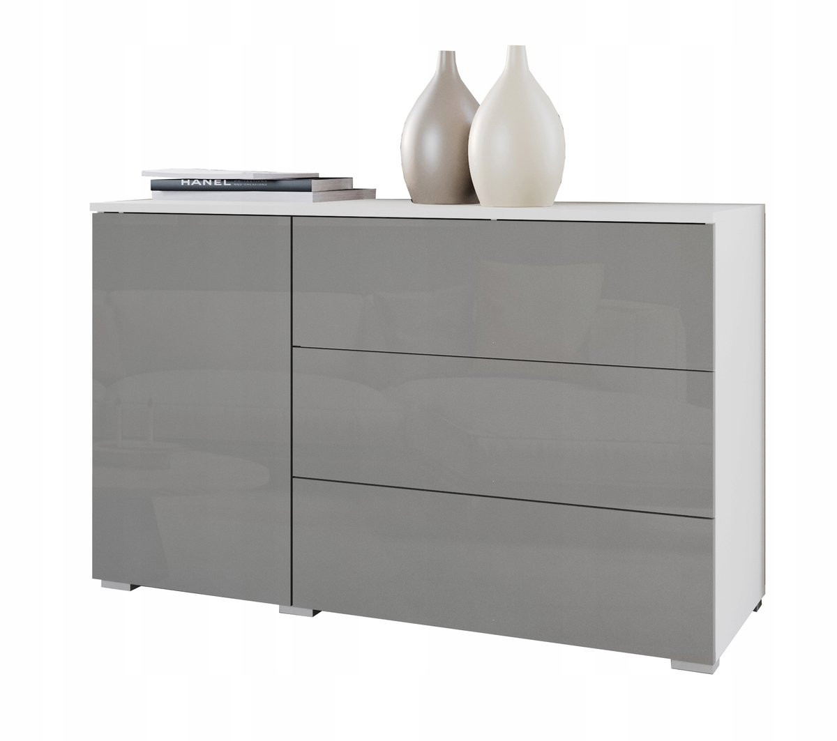 Bratex Paris 110 Kommode met modern design en push-to-open systeem