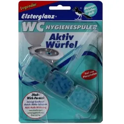 Elsterglanz WC Aktiv Würfel Meeresfrischeduft legendär, frei von Phosphaten, Made in Germany