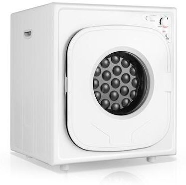 Costway 1500W Compact Laundry Dryer with Touch Panel-White