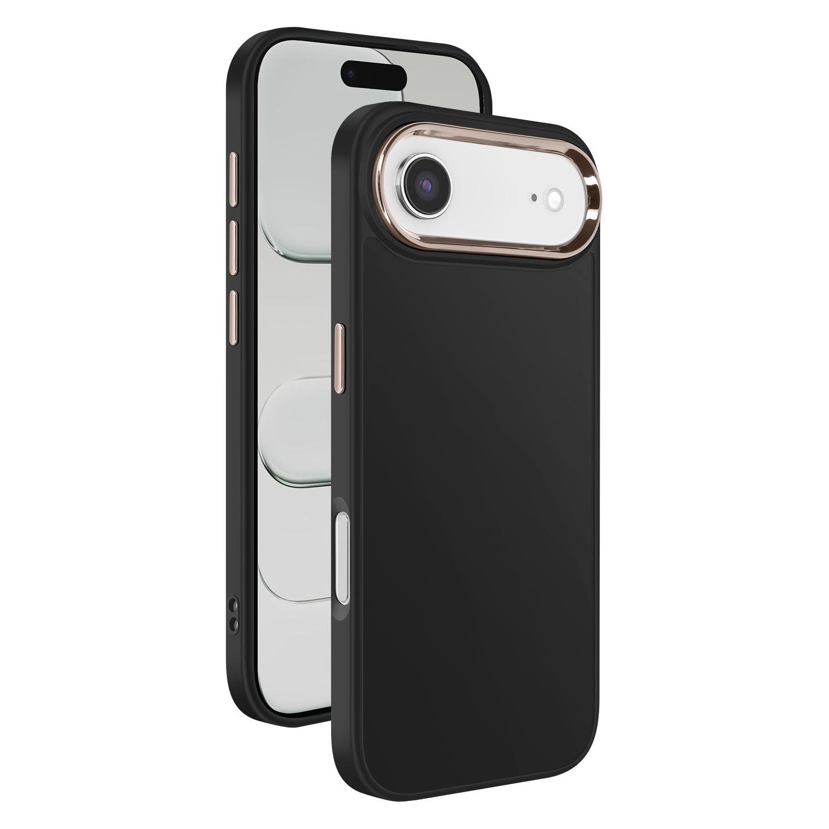 OEM Back panel cover FRAME Case for IPHONE 17 Air black (Apple iPhone 17) (BACK-MSG-BK-17R)