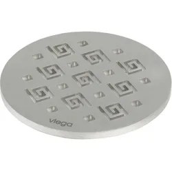 Viega Advantix Rost 586423 Visign RS11, Ø 110mm, massiv, Edelstahl 1.4301