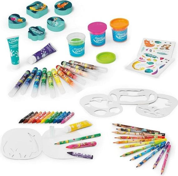 Maped Zeichenset JUNGLE fever, 54-delig, inclusief etui