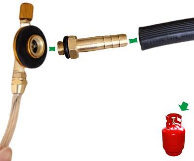 Inspire Daily Merch Multi purpose Outdoor Camping Stove Adapter Connector For LPG Cylinders 1 Pc