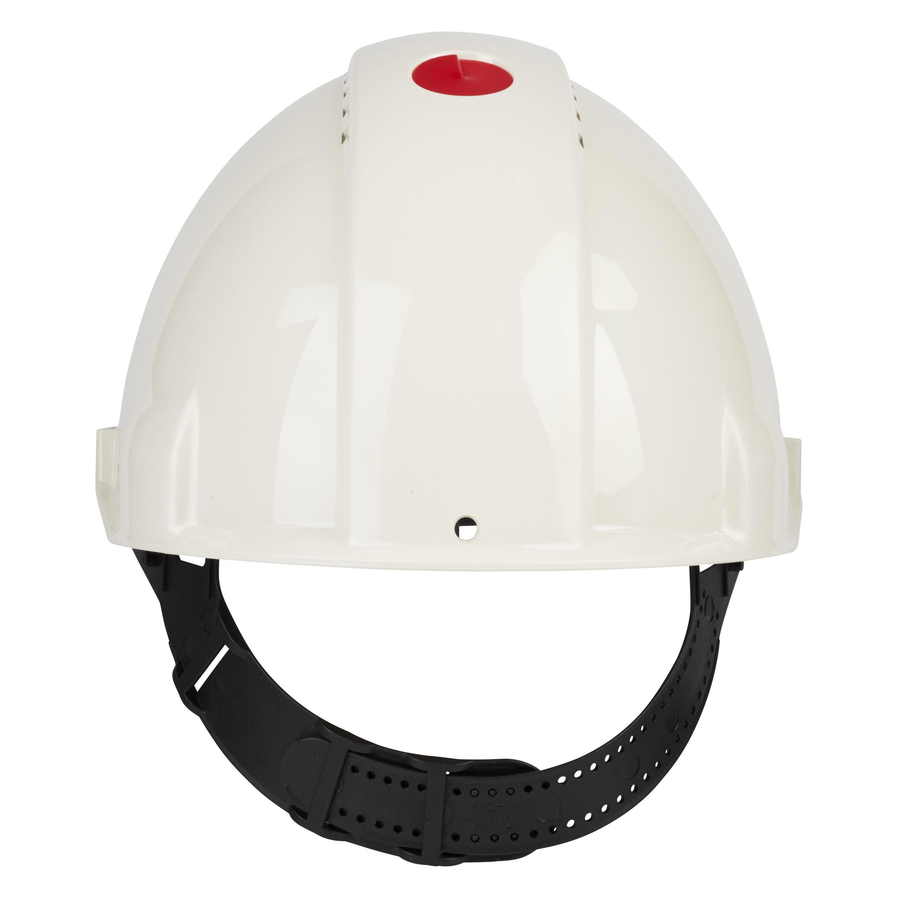 3M Schutzhelm G3000 belüftet, mit Uvicator Sensor, Pinlock, Schweissband, weiss (G30CUW)