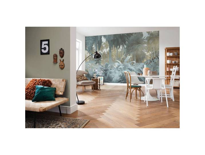 Vlies Fototapete Misty Jungle 400 x 250cm