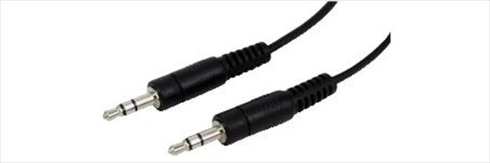 GBC Cavo Audio Stereo Spina Jack 3,5mm / Spina Jack 3,-nero