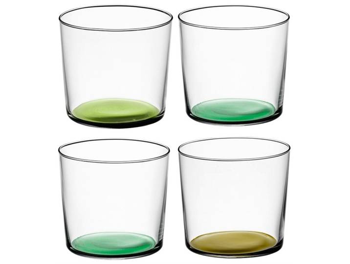 LSA International Becher-Set Coro Blattgrün Glas H 7 cm 0.31 l 4 Stk - Becher-Set