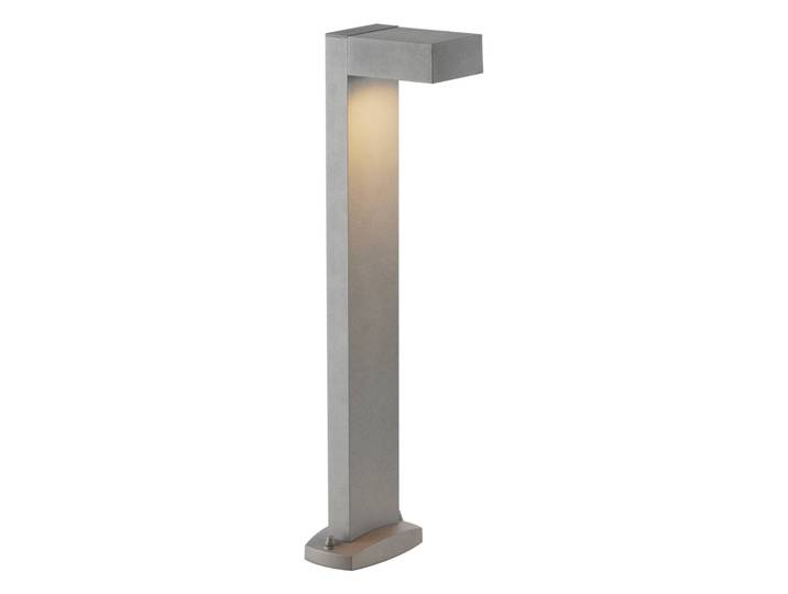 SLV Wegeleuchte QUADRASYL, alu / grau / zink, Aluminium, Modern, Außenleuchte