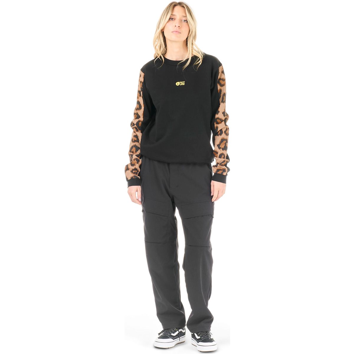 Picture Blayr Printed Crew (A) XL WSW0405ABlackXL