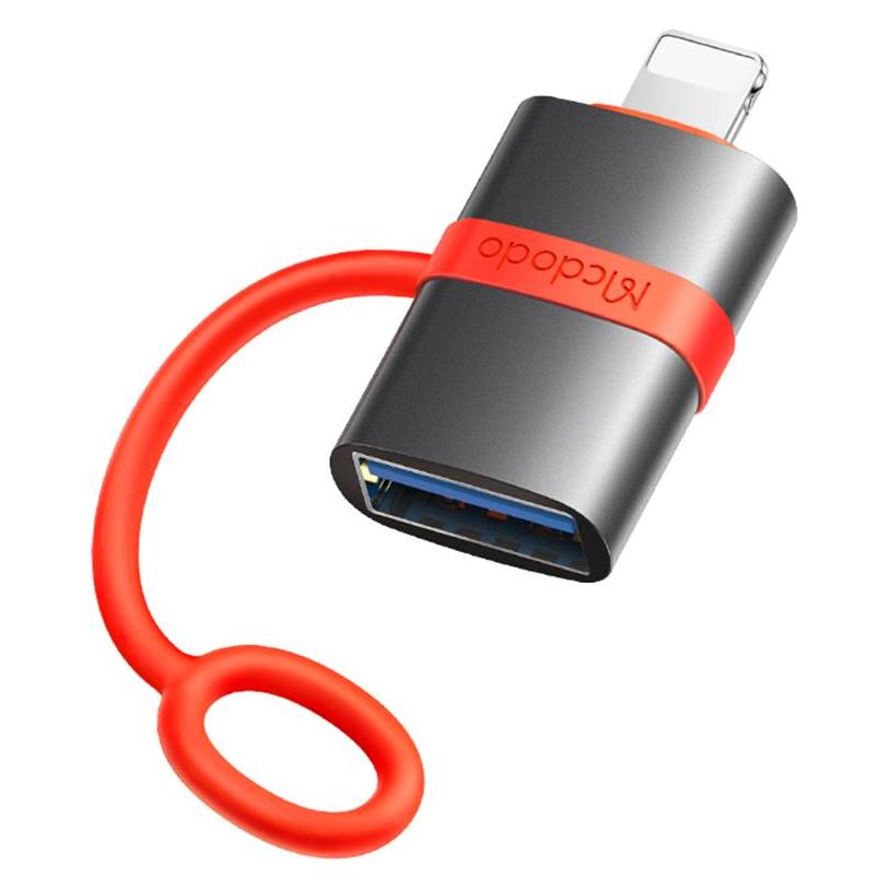 Mcdodo OT-3810 USB-A to Lightning Adapter (black) (USB-A, Lightning) (OT-2600)