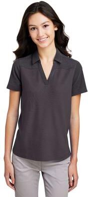 CORE365 CE112CW Women's Fusion ChromaSoft Colorblock Polo Shirt in Carbon/Carbon Heather size 3XL   Polyester