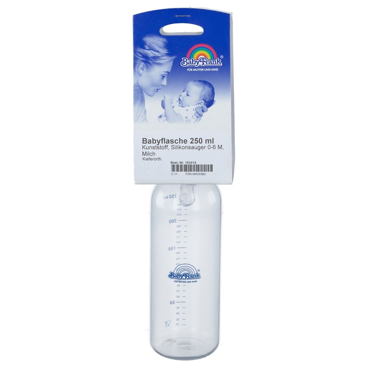 Babyflasche BF Kunststoff 103414 1x250 ml Flaschen