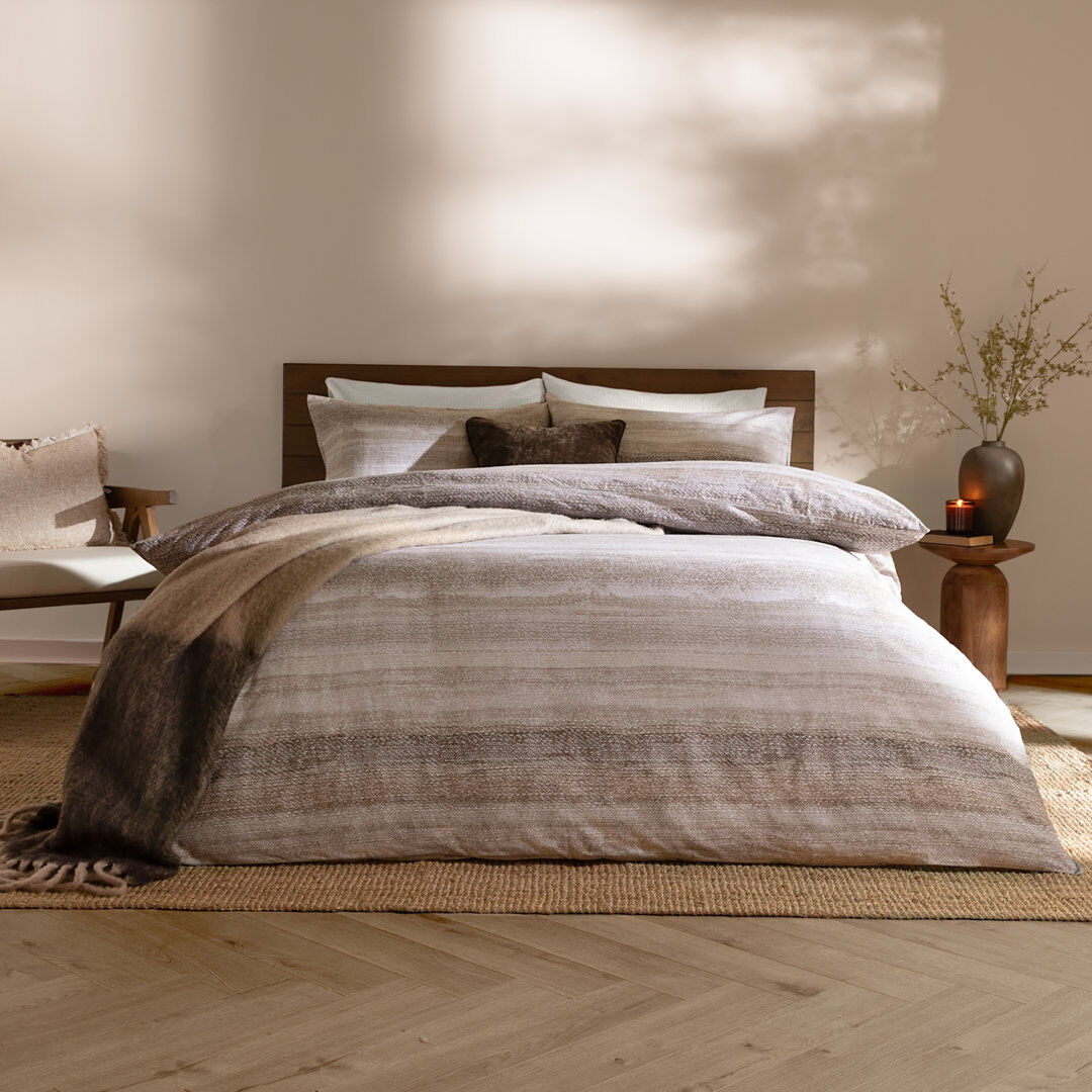 Yard Swift Cotton No Pattern Duvet Cover Set with Pillowcases Beige Super King Duvet Cover Set + 2 King Pillowcases