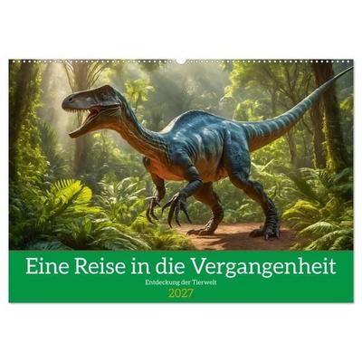 Eine Reise in die Vergangenheit - Entdeckung der Tierwelt (Wandkalender 2027 DIN A2 quer), CALVENDO Monatskalender
