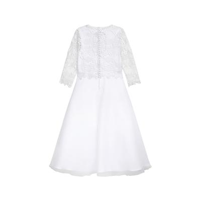 Partykleid DANAMADE "DANAMADE Dress Kommunionkleid", Mädchen, Gr. 122, EURO, weiß, Obermaterial: 100% Polyester. Futter: 100% Polyester, Kleider Partykleid