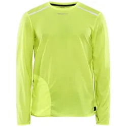 Craft Pro Hypervent Wind Herren-Laufshirt Langarm gelb Gr. M