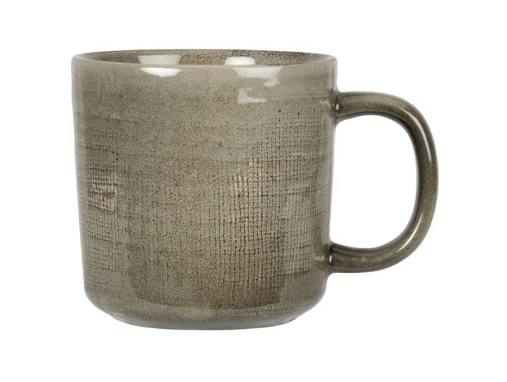 Becher aus Keramik, khaki