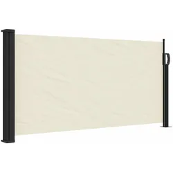 vidaXL Seitenmarkise Ausziehbar Creme 100x300 cm