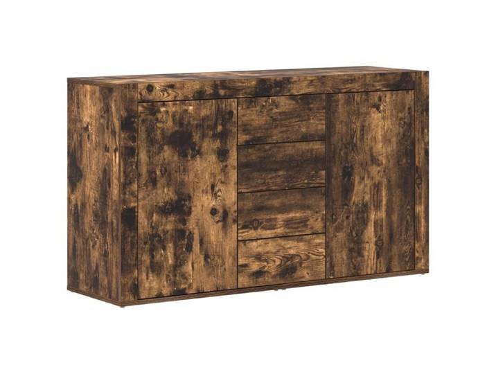 PROMOTION Buffet salle à manger Commode Salon Chêne fumé - Bois d'ingénierie 120 x 36 x 69 cm Buffet salle à manger Commode Salon