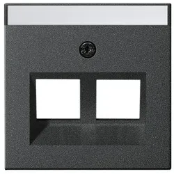 Gira 264028 Abd. 30° + BSF f. Tragring MJ 2f System 55 Anthrazit