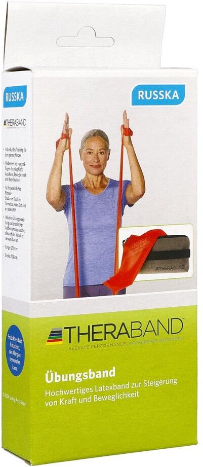 Thera Band Travel 2,5 m mittel stark rot 1stk