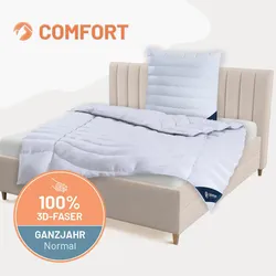 Faserdecke »COMFORT« – 100% Polyester, Größe: 135x200
