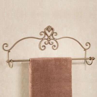 Touch of Class "Aldabella Satin Gold Towel Bar, 24"" Wide, Satin Gold"