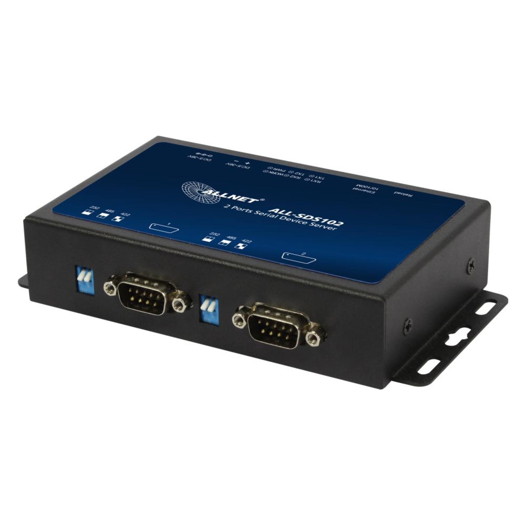 Allnet Medienkonverter 2x RS232/RS422/RS485 auf 10/100BASE-TX "ALL-SDS102v2" (ALL-SDS102v2)