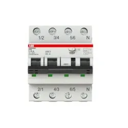 ABB DS203NCC16A100 FI/LS-Schalter Icn = 6.000 A nach IEC/EN 61009-1, Icu = 10 kA IEC/EN 60947-2 2CSR256140R2164