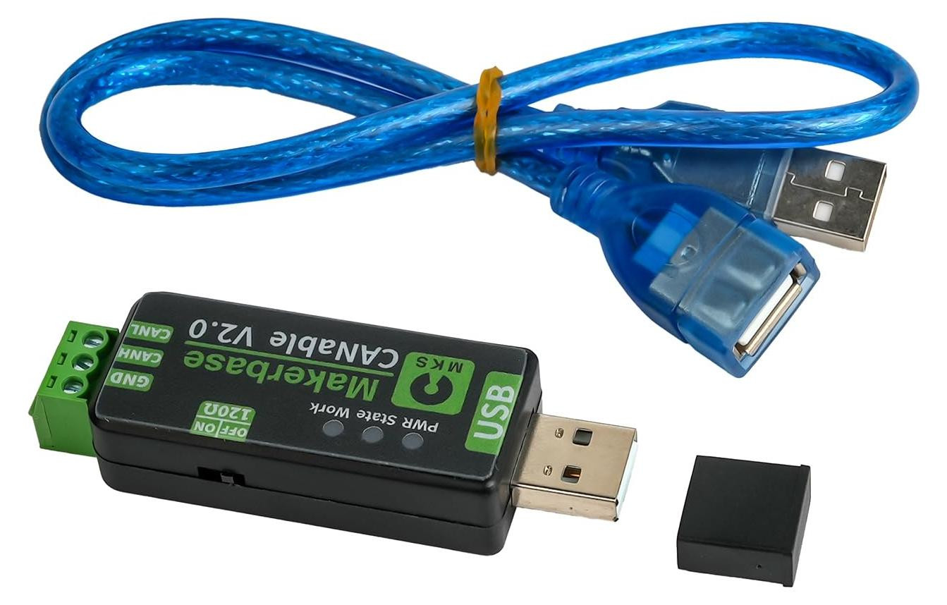 Dripio USB-CAN-adapter met CAN FD, SocketCAN en SLCAN ondersteuning, 120Ω, voor Raspberry Pi