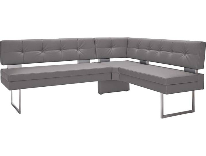 Dieter Knoll Eckbank LIMONE, grau, Stoff