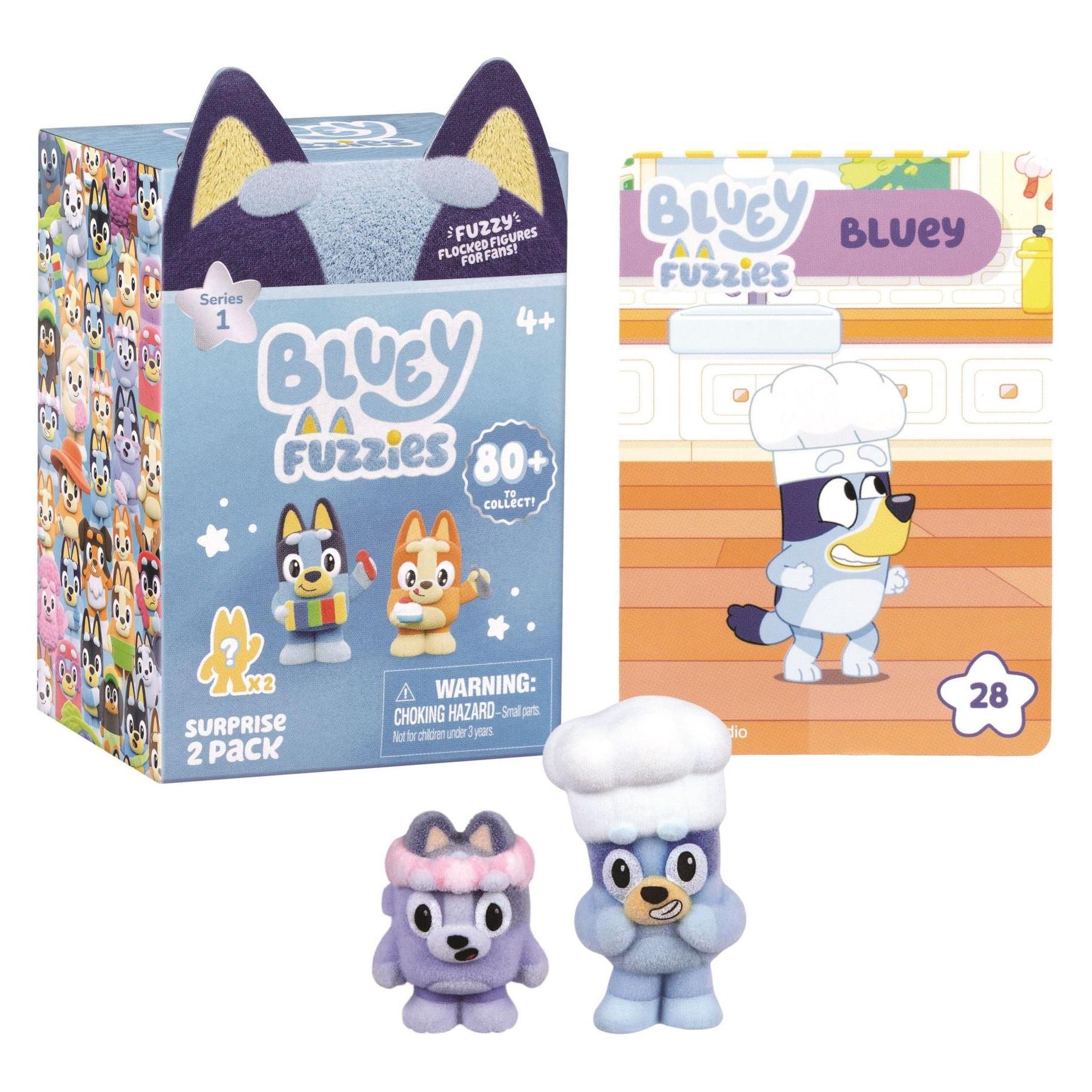 Bluey Fuzzies - Mini Figures - 2 pack (90452) (90452)