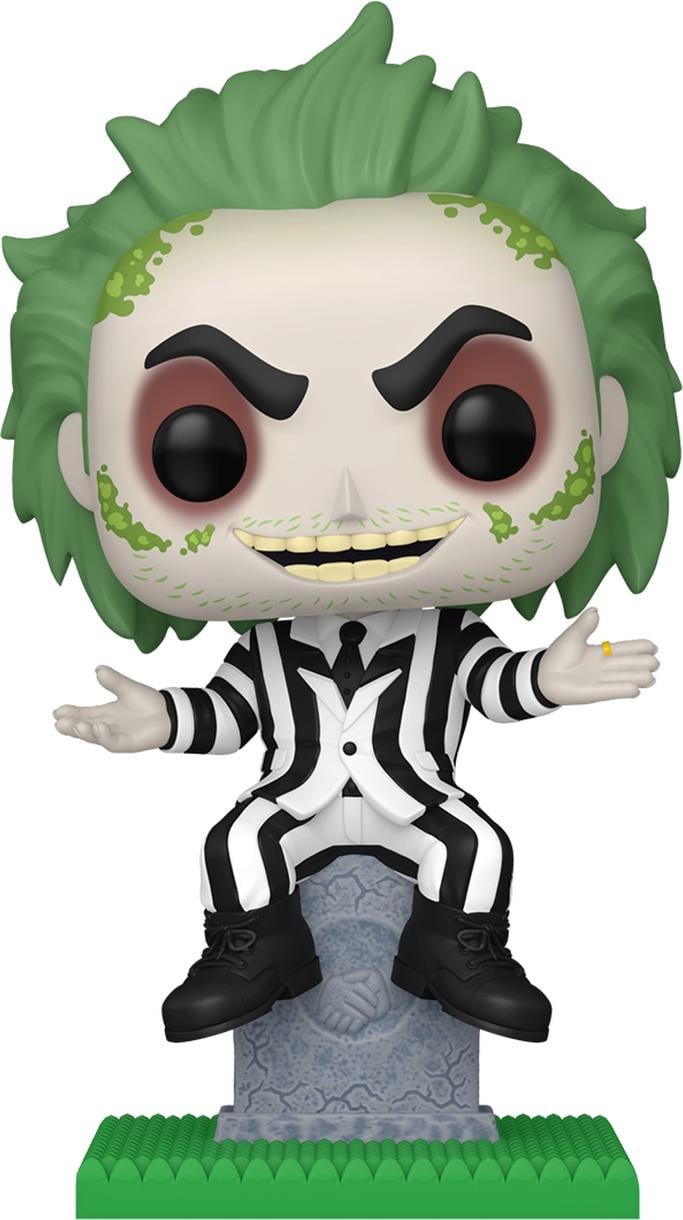 Funko POP! Plus Vinyl Figuur Beetlejuice met grafsteen, 9 cm
