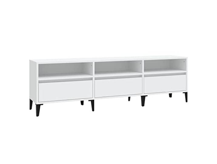 vidaXL TV-Schrank Weiß 150x30x44,5 cm Holzwerkstoff