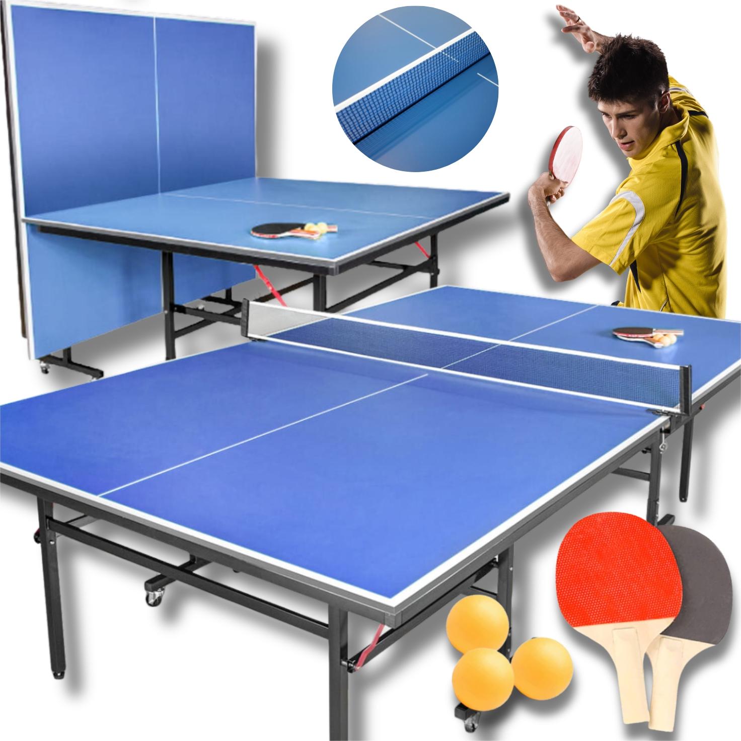 Set faltbarer Tischtennis-Pingpong-Tischnetzschläger