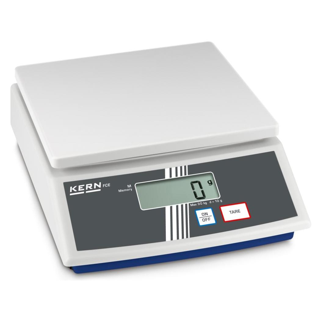 Kern Tischwaage FCE Wägebereich 3 kg Platte 252 x 228 mm (FCE 3K1N +CAL)